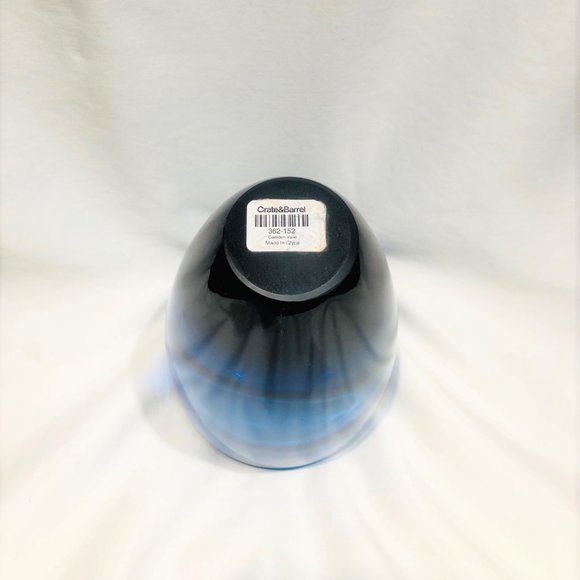 ✨ CAMDEN VASE IN LAYERED AQUA, GREEN AND COBALT BLUE GLASS - Picture 5 of 5